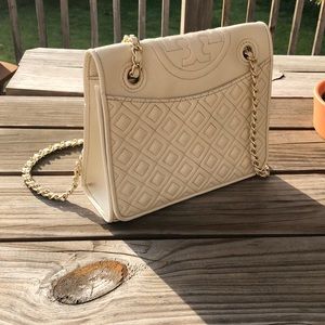 Tory Burch White Purse